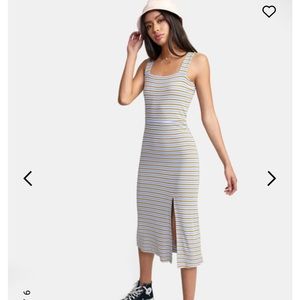 NWT • RVCA • Plateau Midi Dress